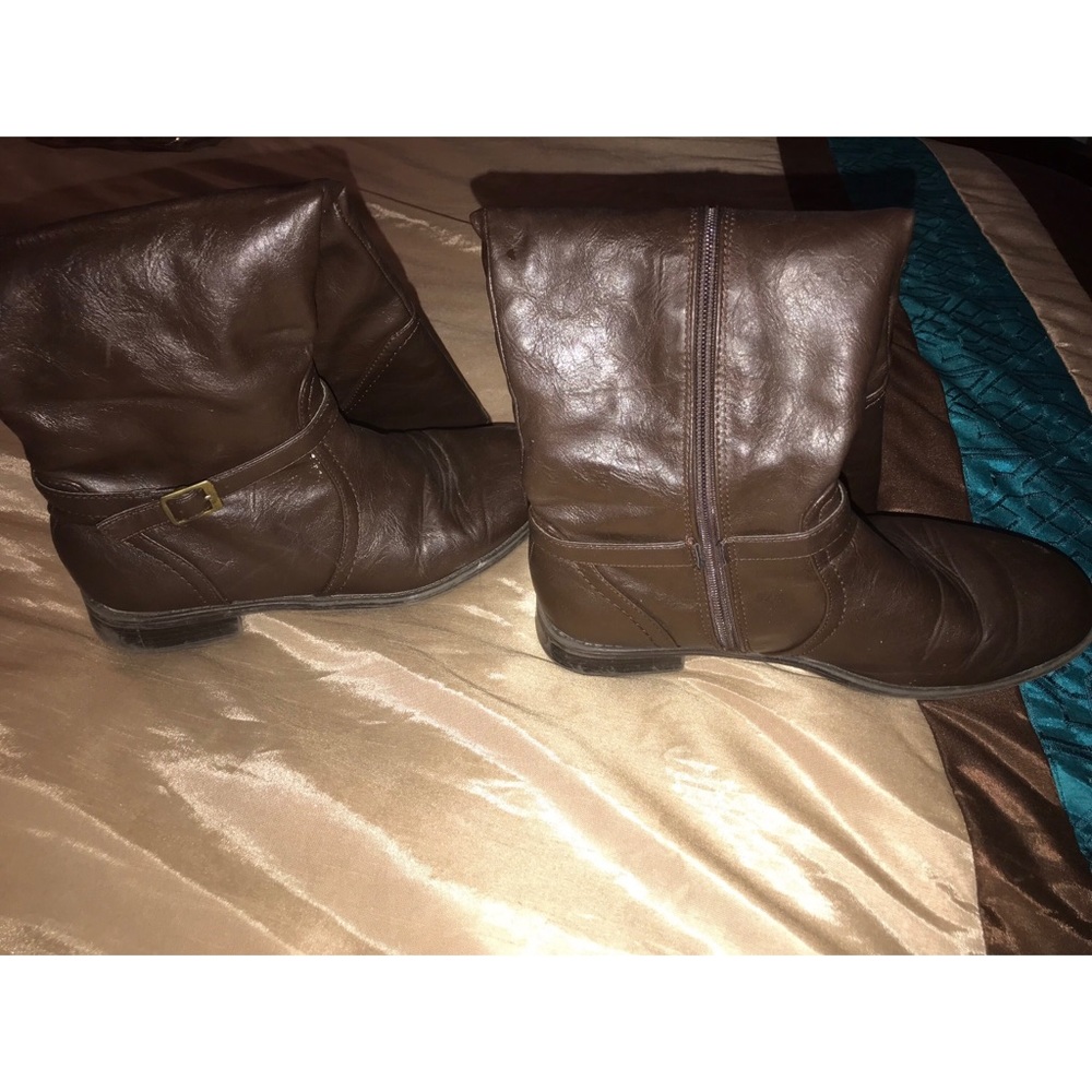 Tall brown boots